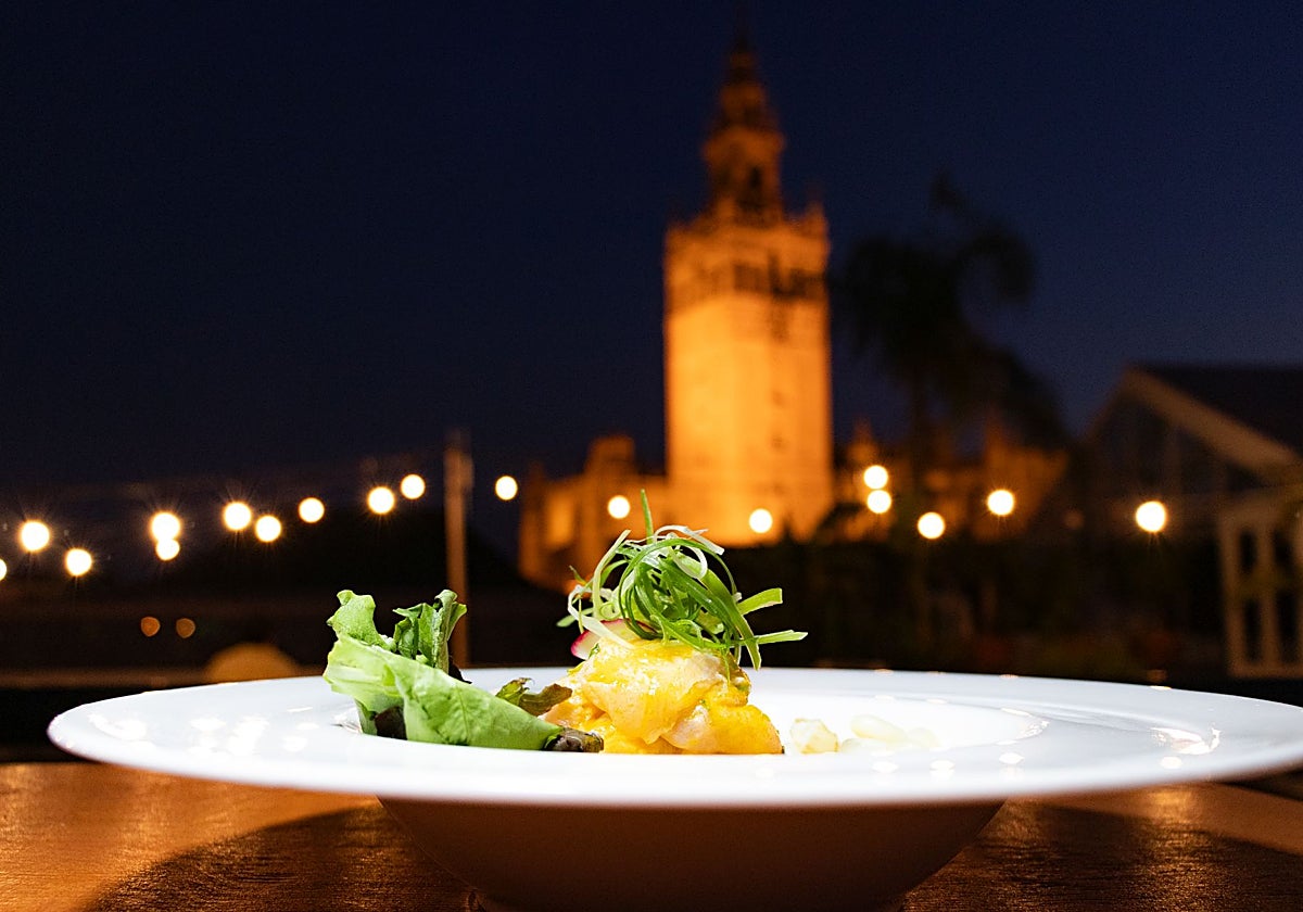 Uno de los platos de Lima Street Food en la terraza Pura Vida