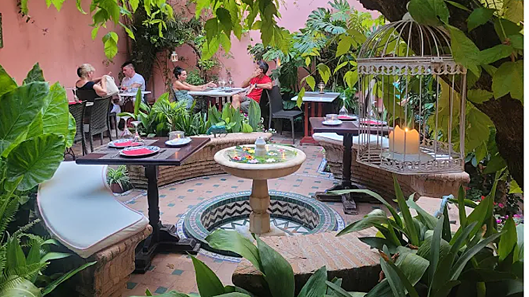 Patio al aire libre de El Corral del Agua