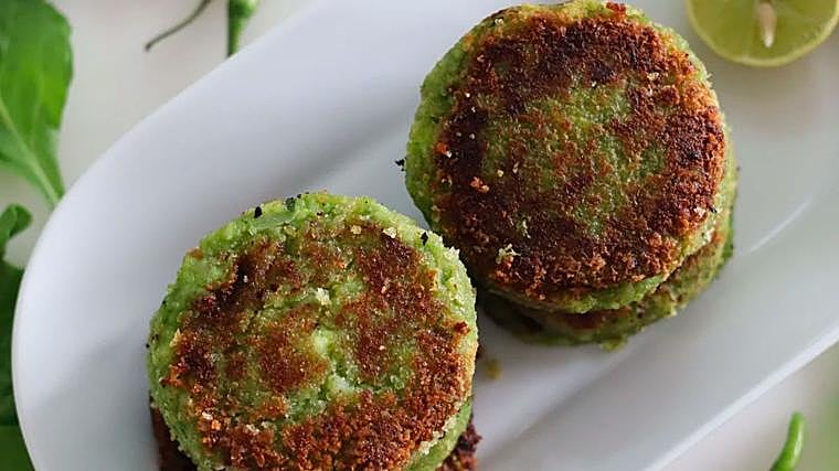 Hamburguesa de espinacas