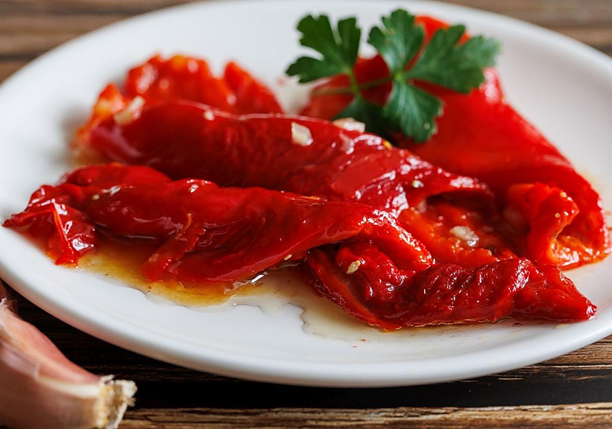 Pimientos asados