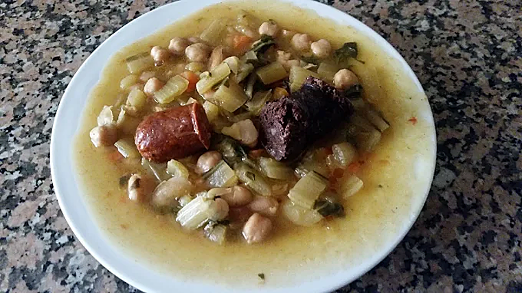 Potaje de garbanzos de Mesón La Era