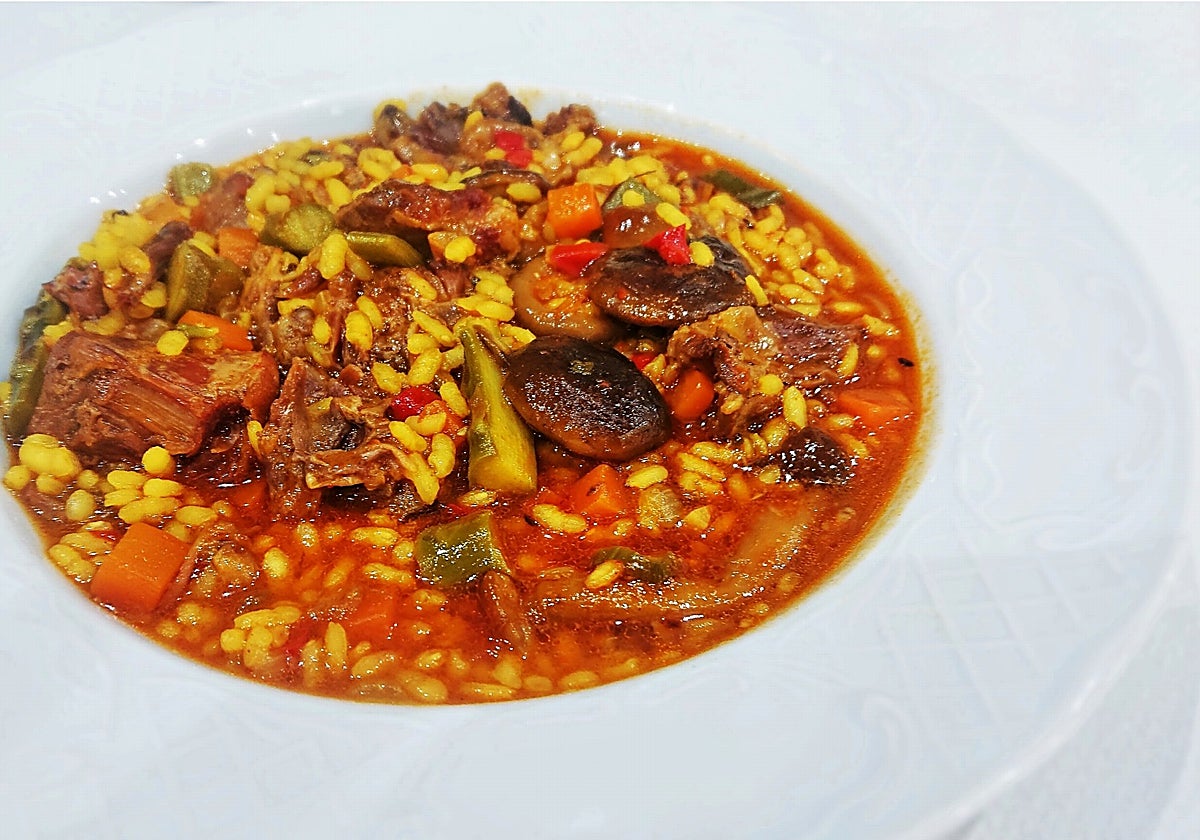 Arroz meloso con rabo de toro en Casa Pepe Sanchís