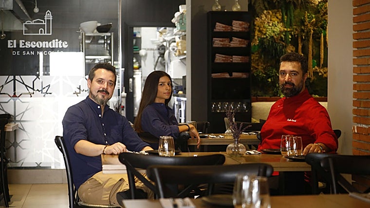 Sergio Mahedero, Rocío Velasco y Rafa Conde