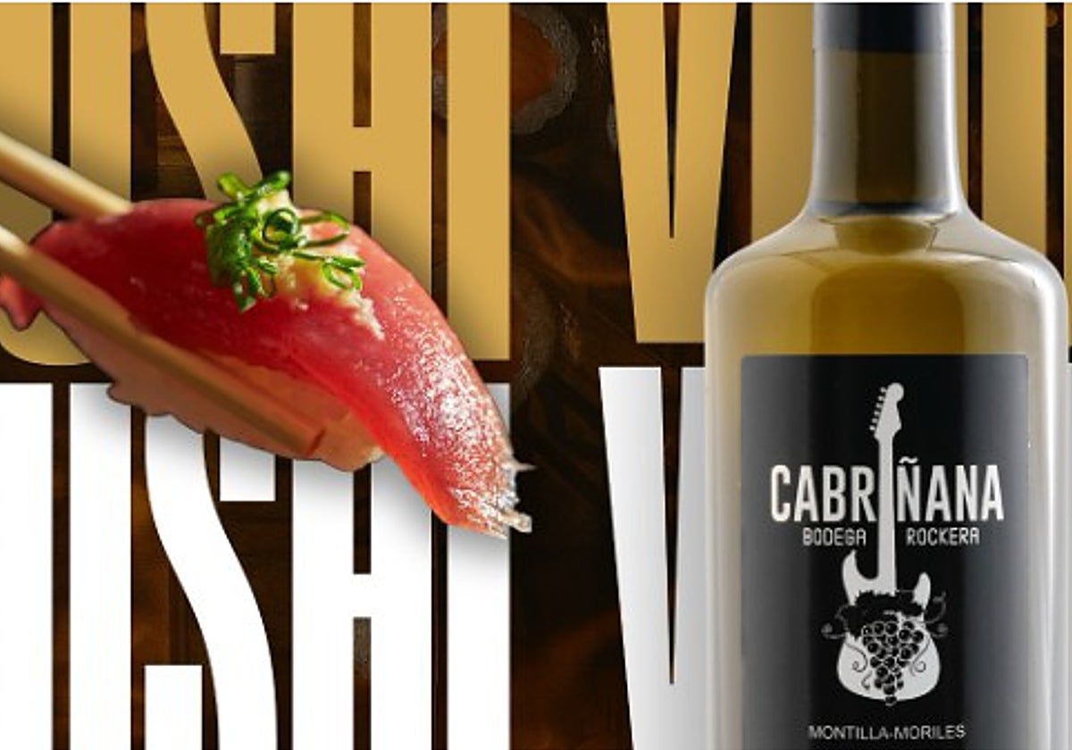 Cata de sushi y vinos en la Bodega Cabriñana de Montilla