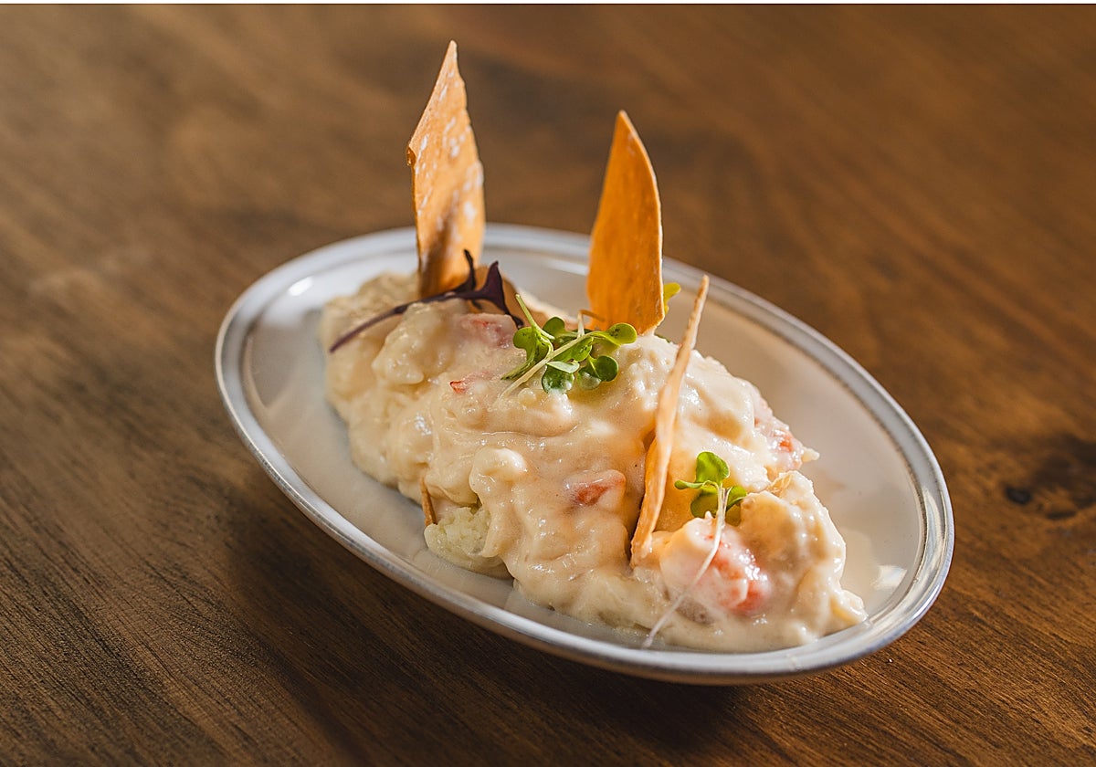 Ensaladilla de gambas de De Domínguez, en Sevilla