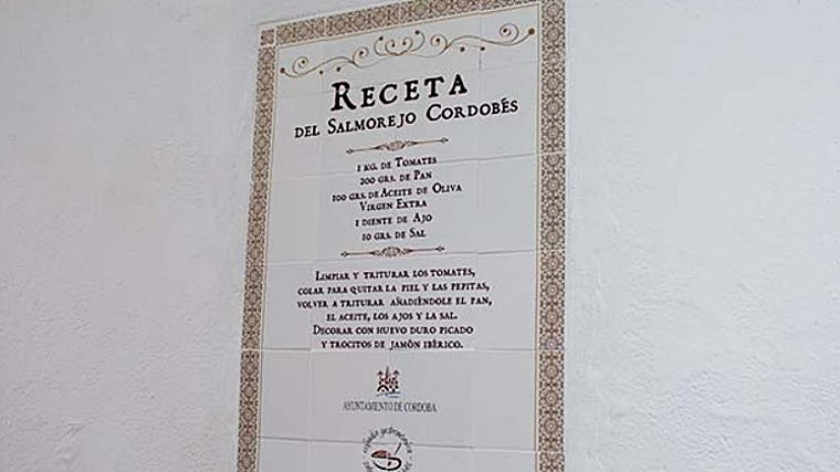 Receta del salmorejo cordobés