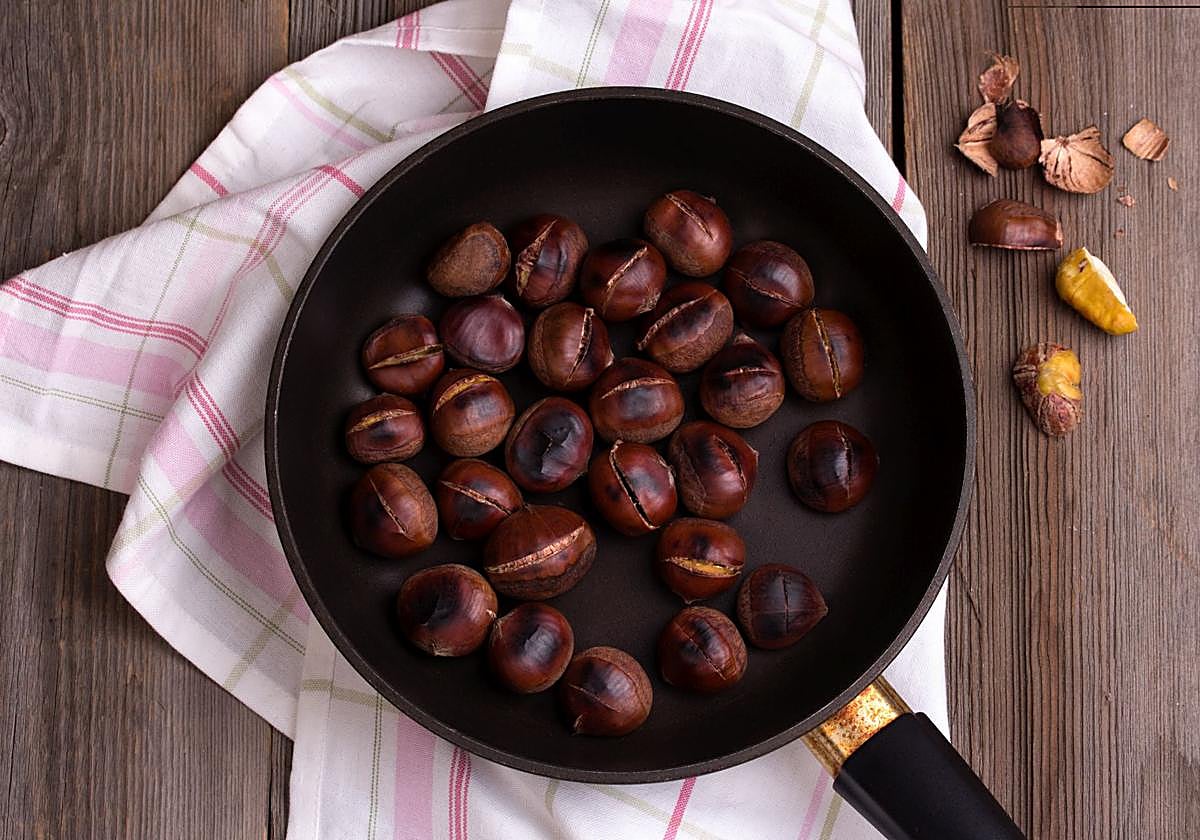 Castañas asadas