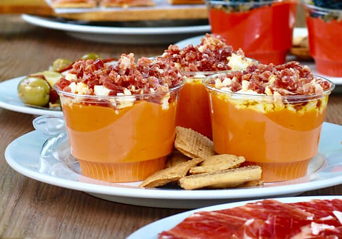 Seleccón de salmorejo cordobés en La Salmoreteca, Córdoba