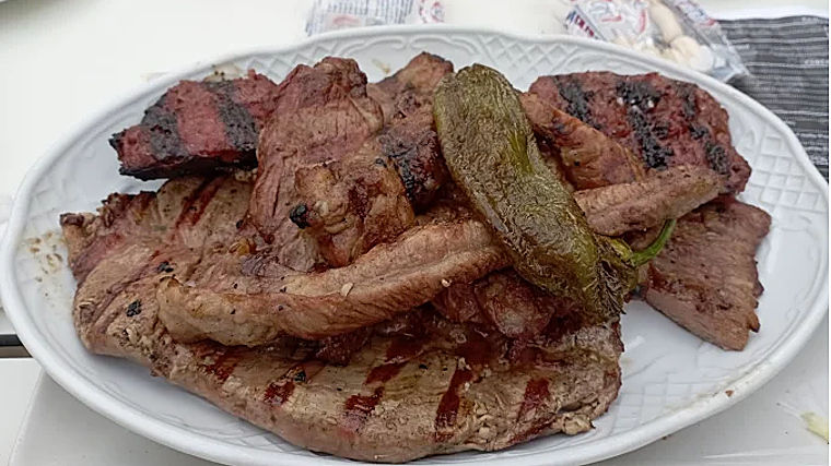 Carnes a la brasa de Asador Los Navarro