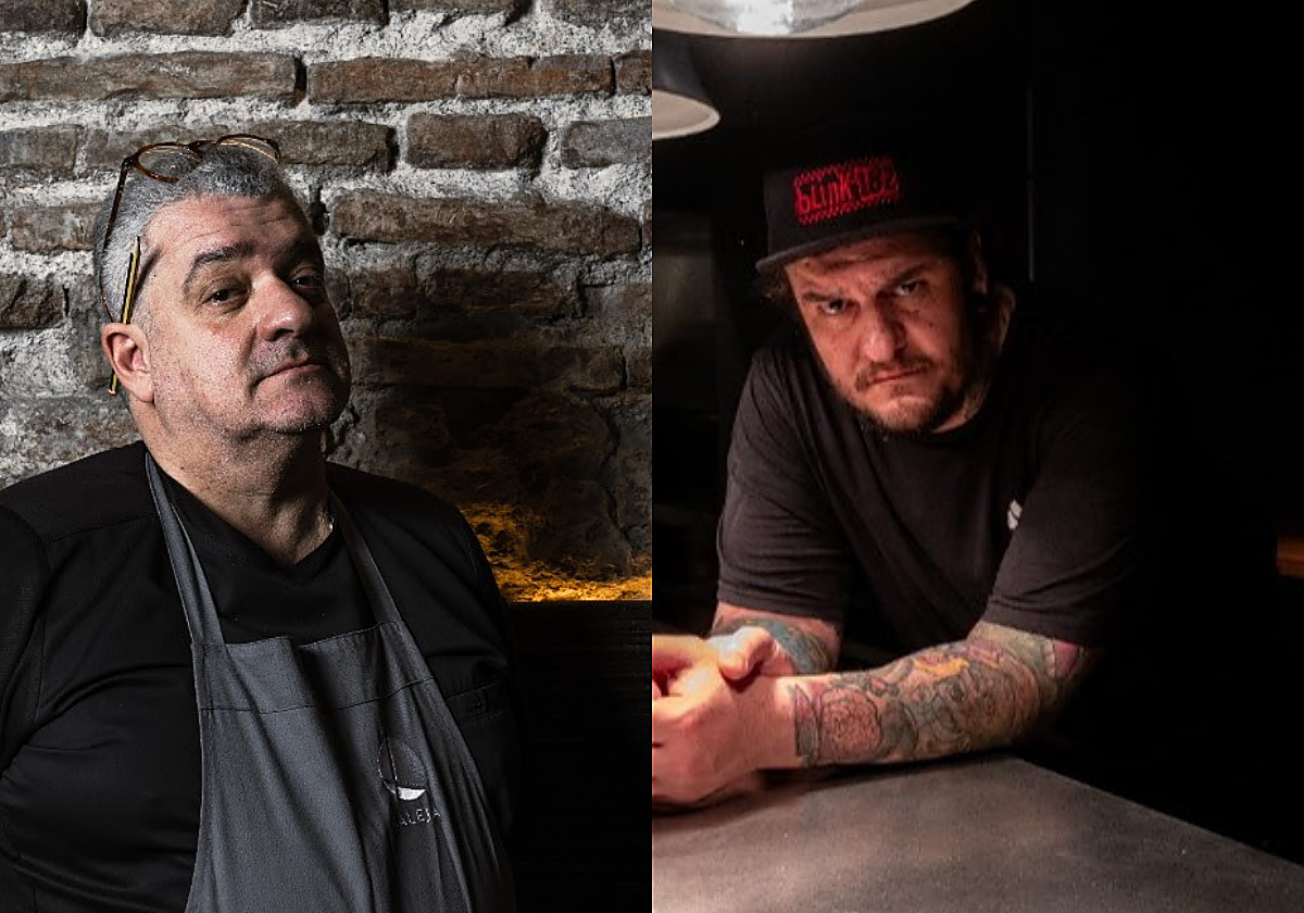 Dani Carnero, de Kaleja, y Safe Cruz de Gofio (Madrid)