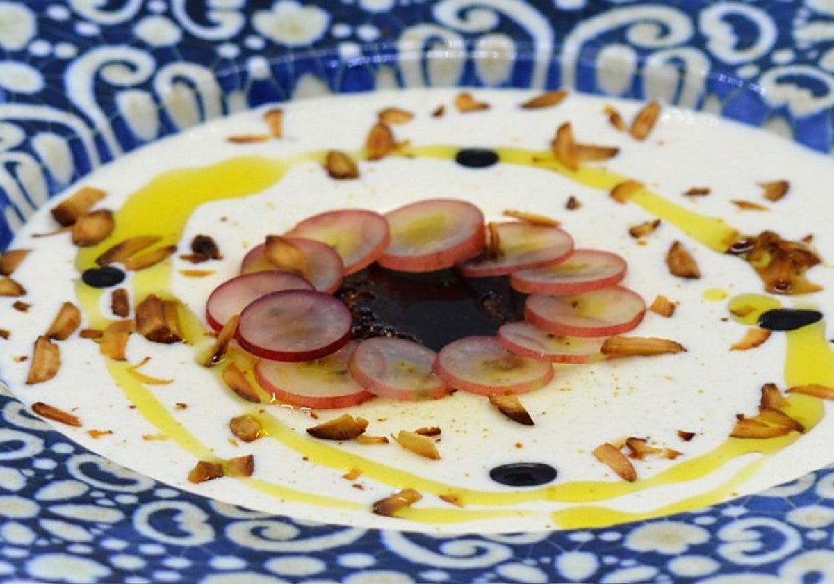 Mazamorra cordobesa de Cuevas Romanas