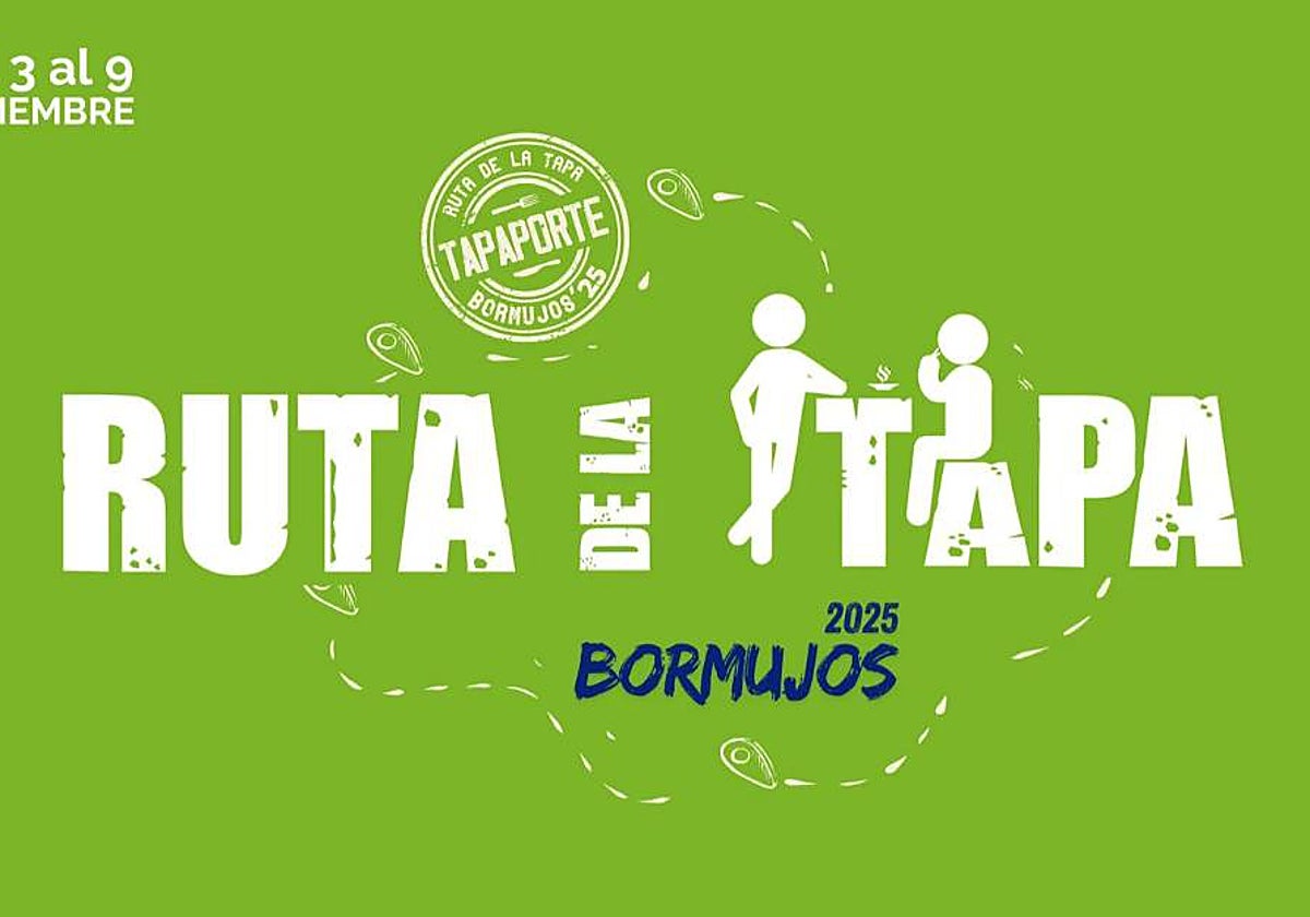 Cartel de la Ruta de Tapas de Bormujos