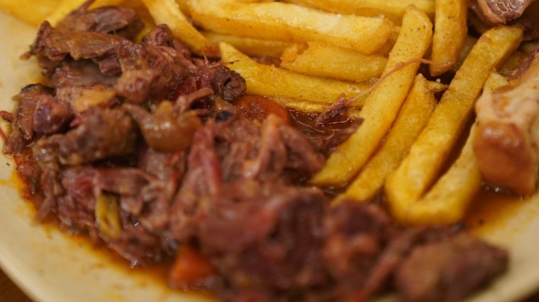 oxtail and fries