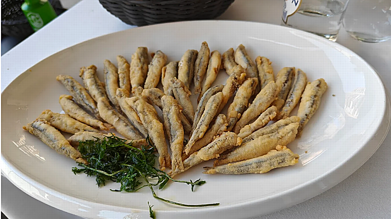 Boquerones fritos de El Refectorium
