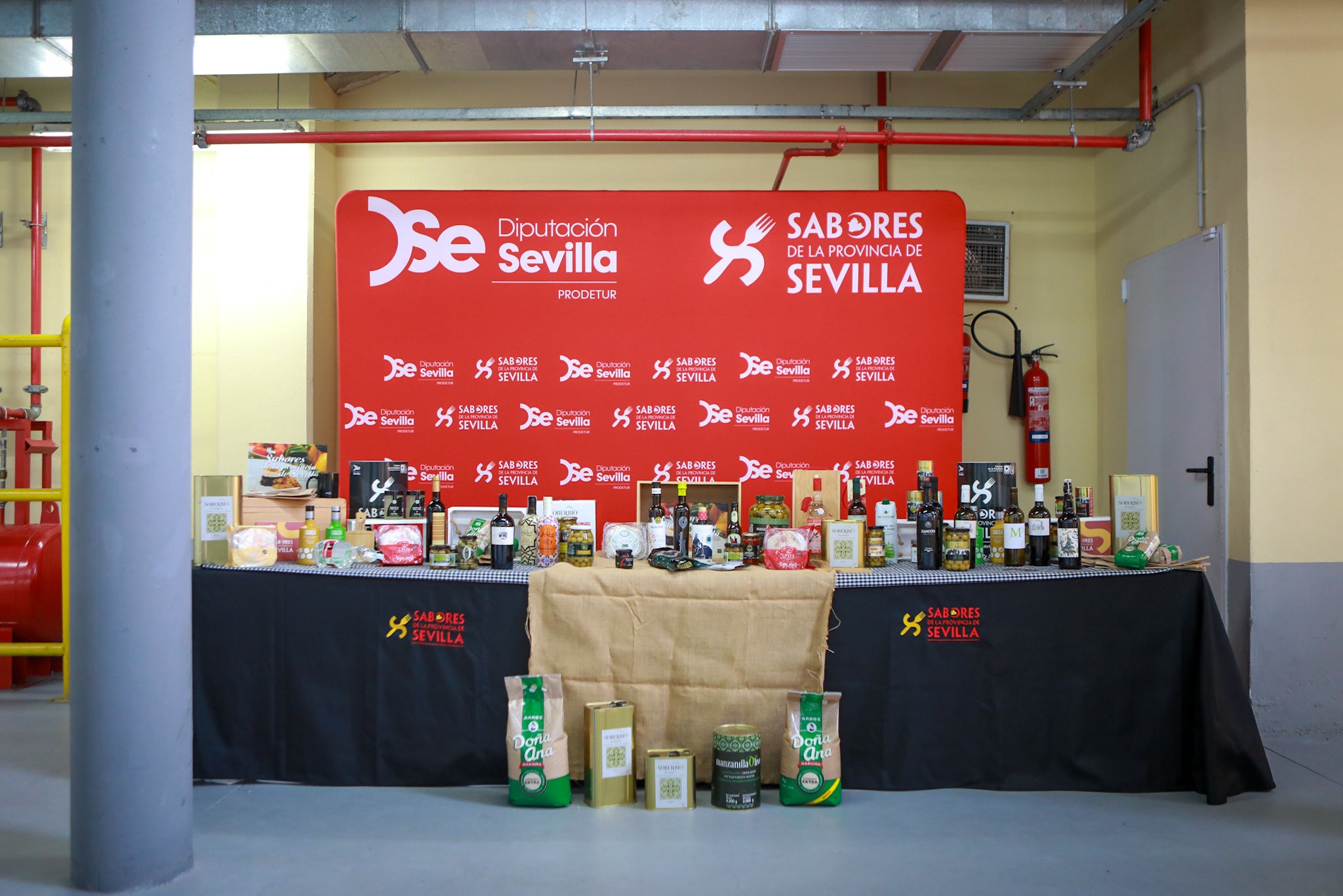 Stand de Prodetur con su marca Sabores de Sevilla