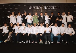 Homenaje a Martín Berasategui en Puente Romano: una velada con mucho 'garrote' en Marbella