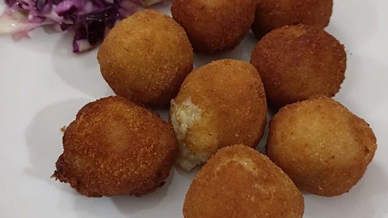 Croquetes do restaurante Casa Villena