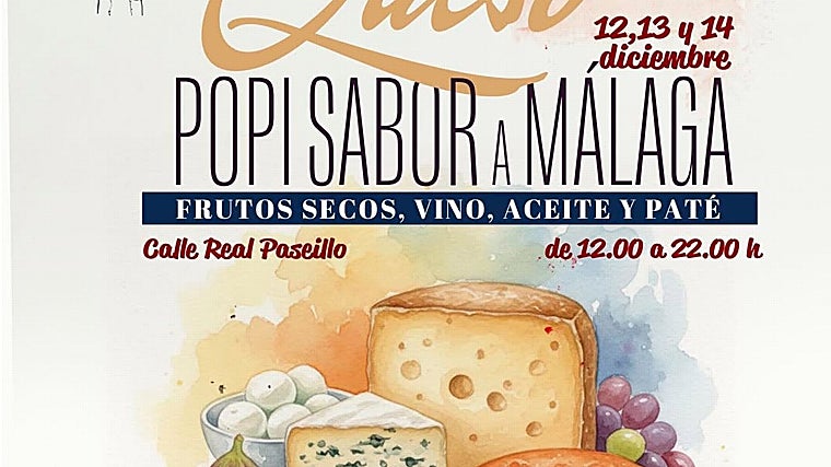 Poster for the cheese fair in Estepona