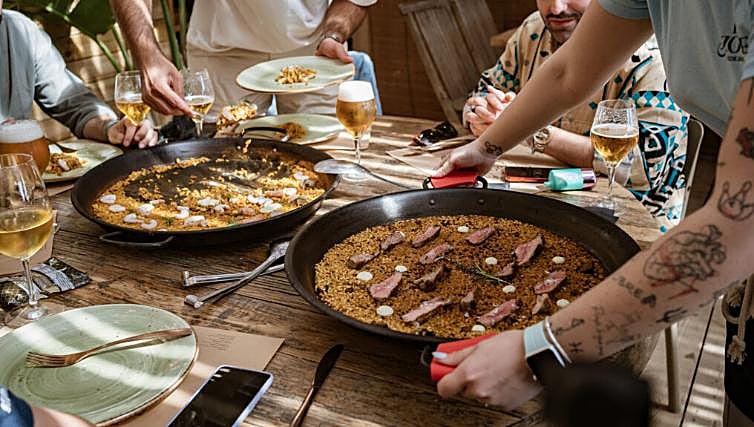 Arroces de La Azotea, en El Palmar, Cádiz