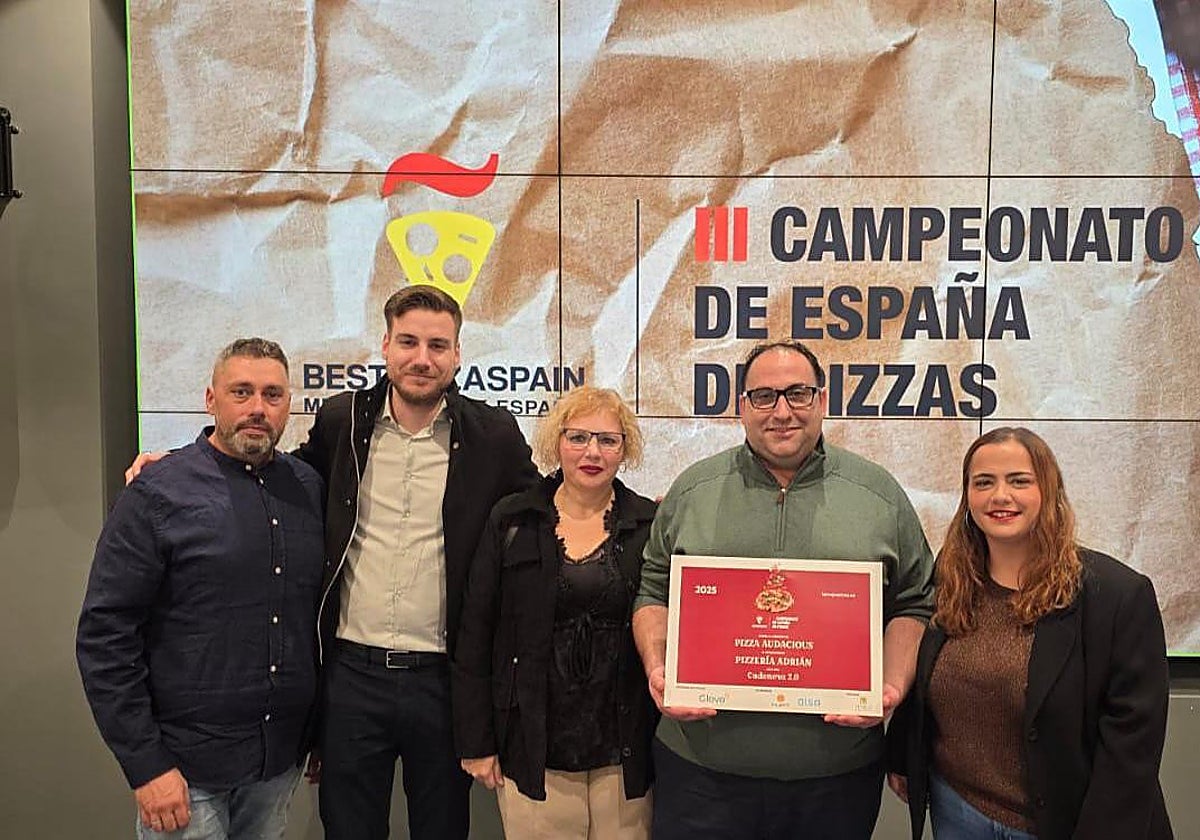 Recogida del reconocimiento durante la celebración en Barcelona anoche
