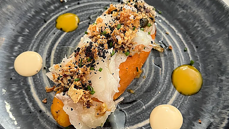 Una de las tapas creativas de Begas Gastrobar