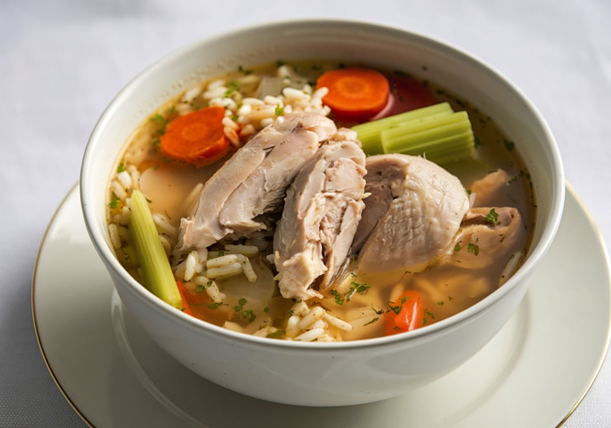 Sopa de pollo