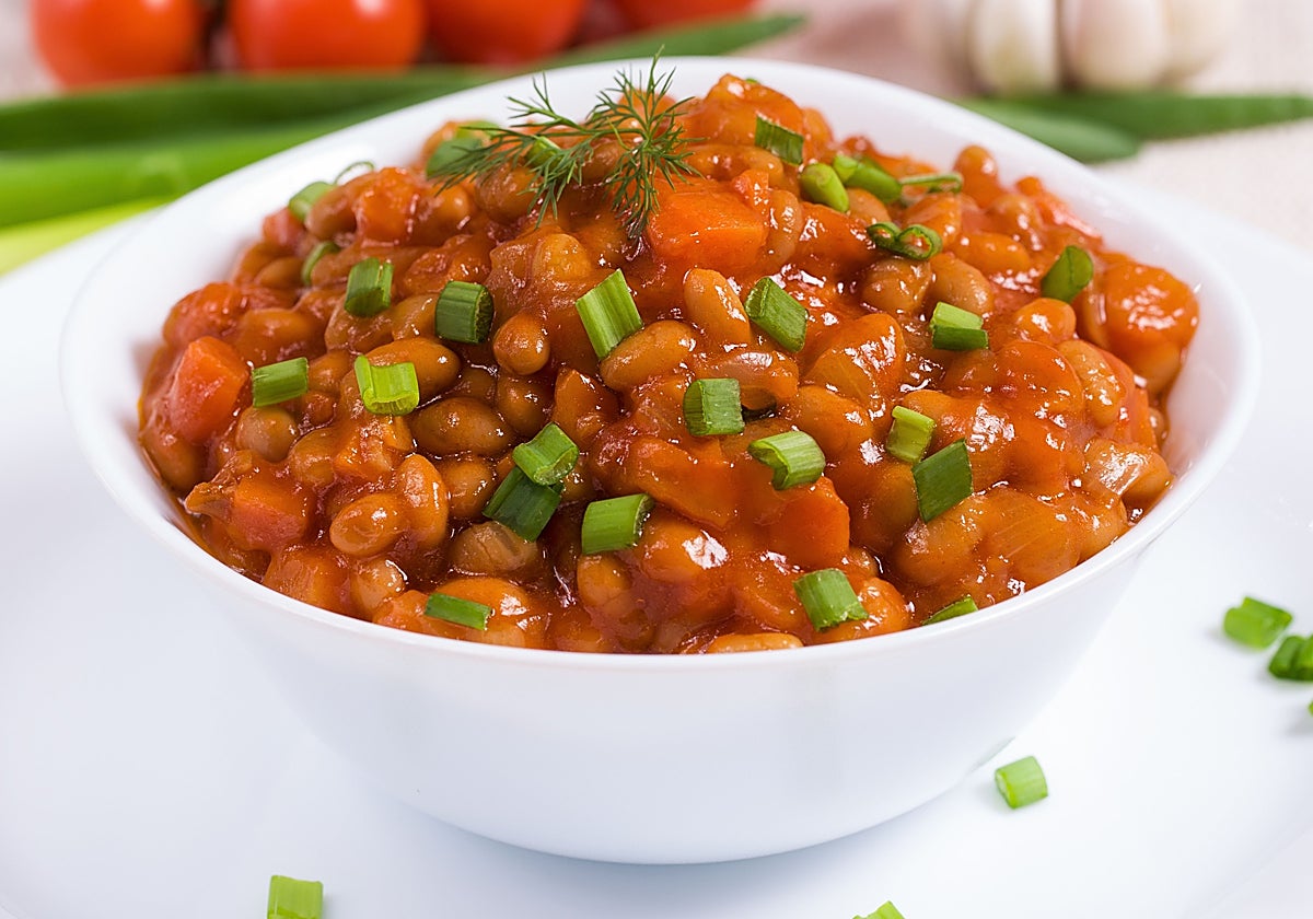 Pochas con setas shiitake