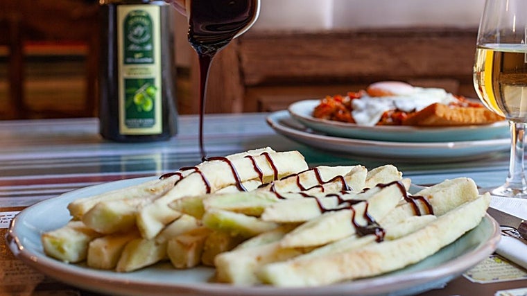Berenjenas fritas en Taberna San Miguel «Casa El Pisto» (Córdoba)