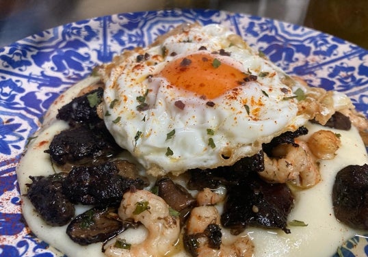 Setas Porcini Salteadas en El Violín de Nueva Carteya