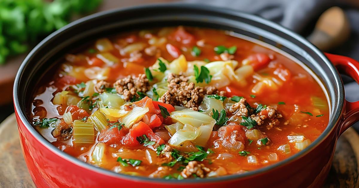 Cocino repollo con carne picada así todos los fines de semana: muy sabroso y rápido en una sola sartén