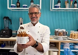 Una tarrina que se puede comer: Manu Jara presenta «los Manujaldres» en su nueva heladería de la calle Pureza