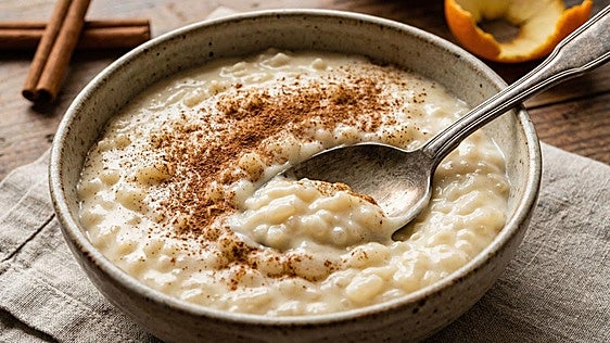 La receta de arroz con leche de la abuela que es muy fácil de hacer y fresquita está buenísima
