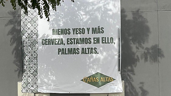 Cañas Altas será el primer bar que abrirá en el barrio de Palmas Altas: «Menos yeso y más cerveza»