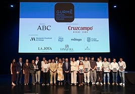 La gala de los Premios GURMÉ Málaga 2025 celebra la excelencia de la gastronomía malagueña