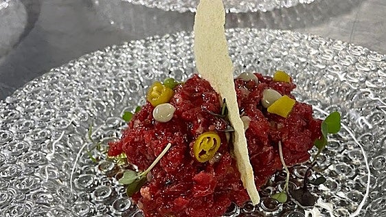 Tartar de atún de Marengo Brasserie en Córdoba