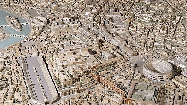 Maqueta de la Roma Imperial de Italo Gismondi
