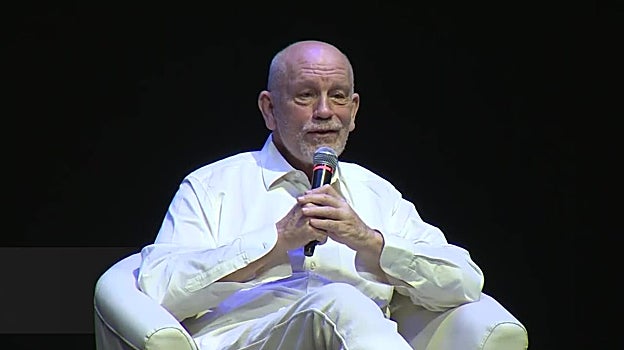 John Malkovich, durante la presentación en Madrid de 'The Infernal Comedy'