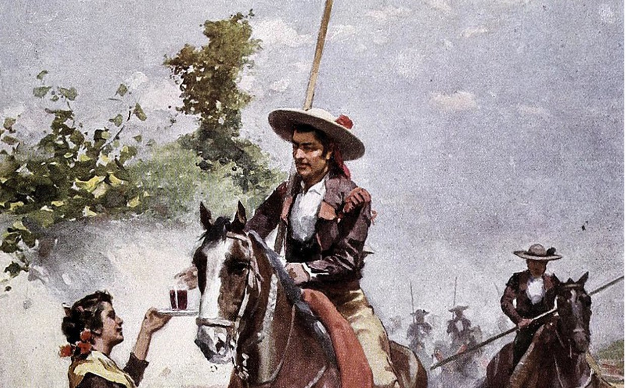 Detalle de un garrochista.