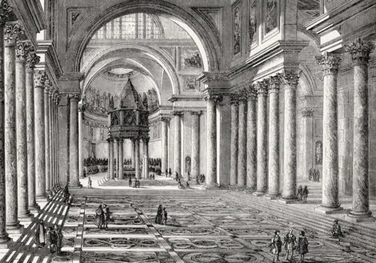 La basílica perdida sobre cuyas ruinas será enterrado Benedicto XVI que dominó el Vaticano 1.200 años