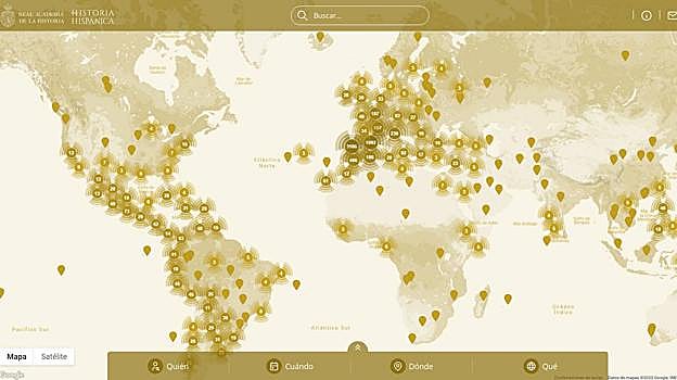Así funciona el portal pionero que permite viajar por la historia global de España: más de 20.000 hitos