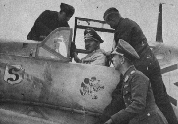 El error de novato que pudo matar al piloto de caza nazi más letal en su última misión