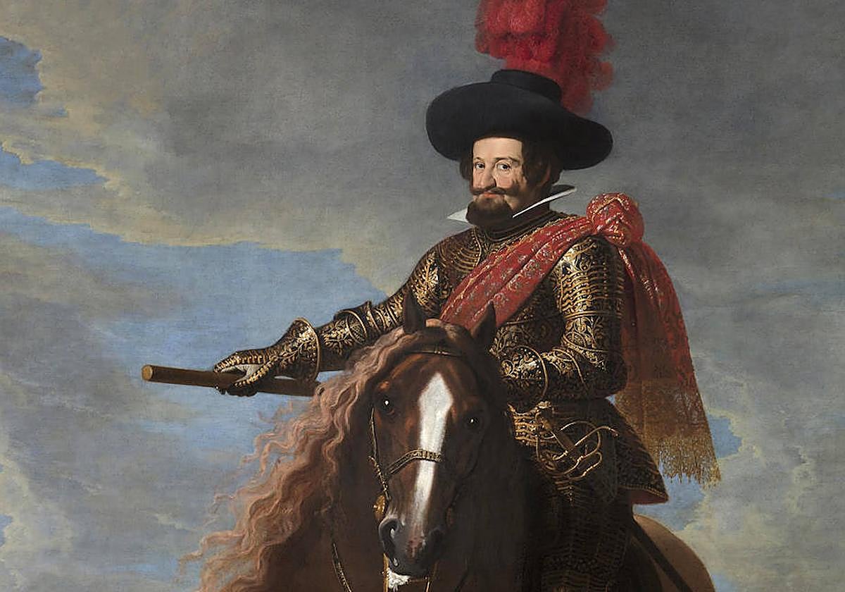 Retrato ecuestre del Conde-Duque de Olivares.