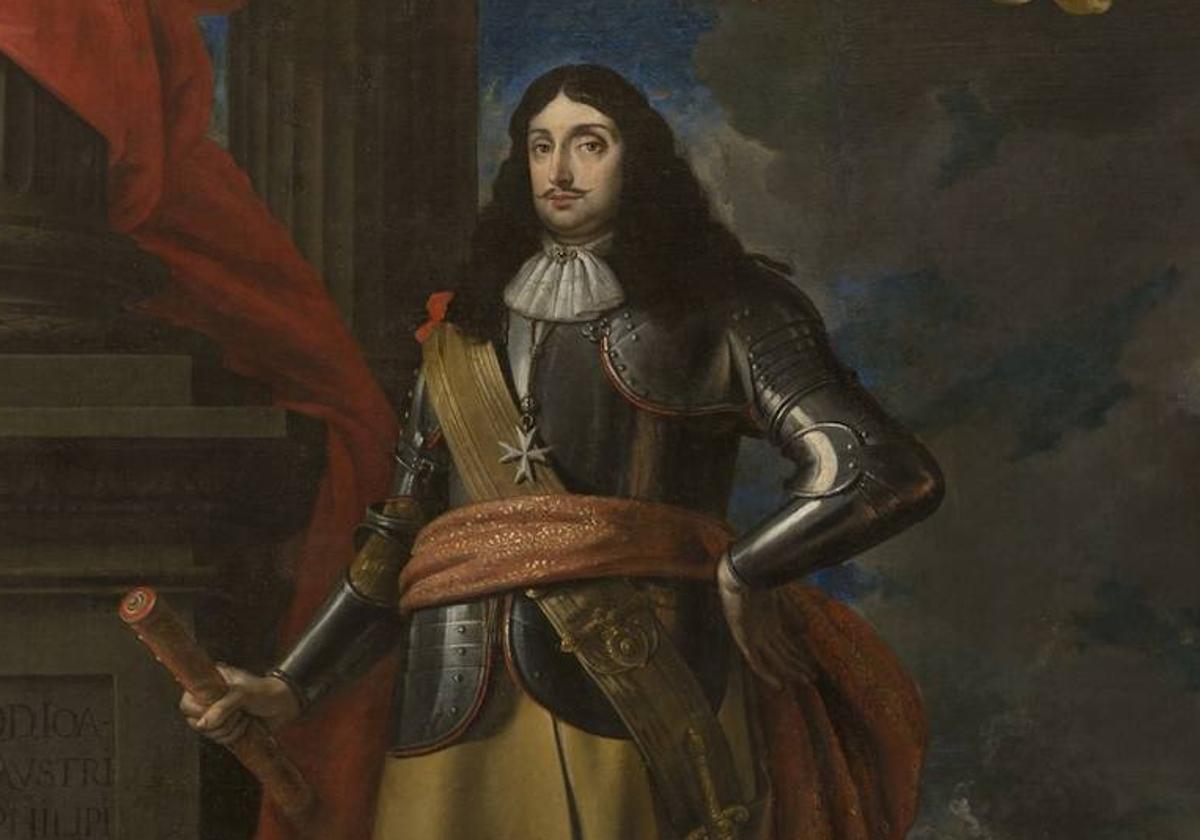 Juan José de Austria, retrato de José Jiménez Donoso.