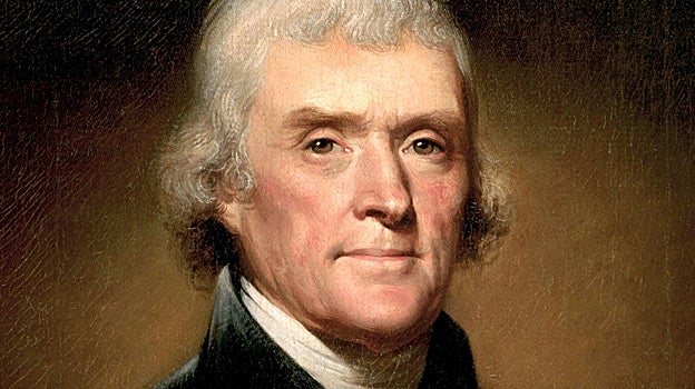 El tercer presidente de los Estados Unidos padecía también de problemas al orinar