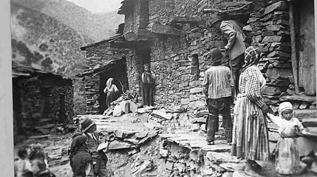 Viaje de Alfonso XIII a Las Hurdes, en 1922