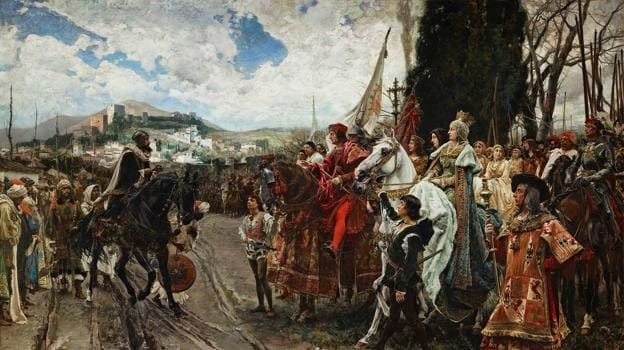 'La rendición de Granada', por Francisco Pradilla.