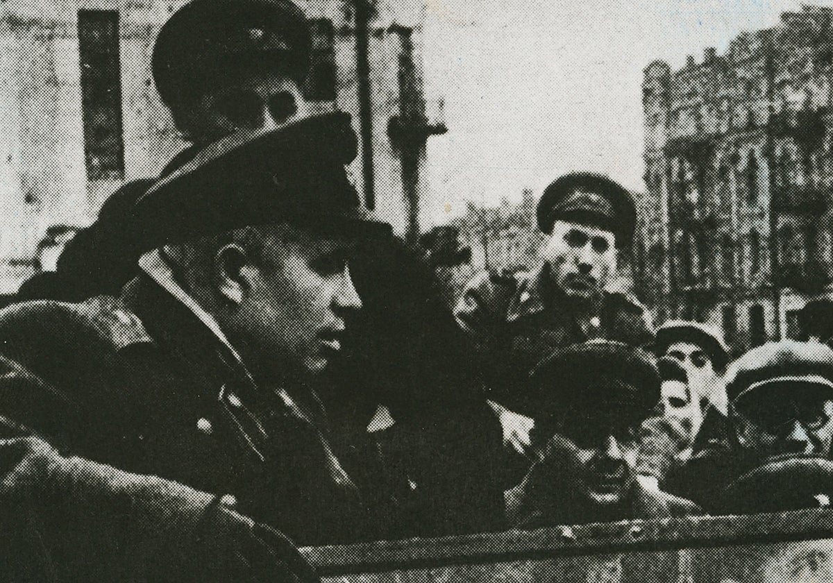 Kruschev, el día de la liberación de la ciudad de Kiev