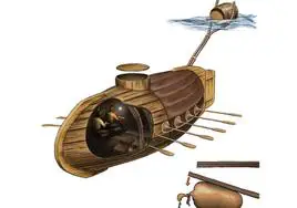 El submarino ignorado de cuero y madera capaz de transportar a 32 hombres en 1621