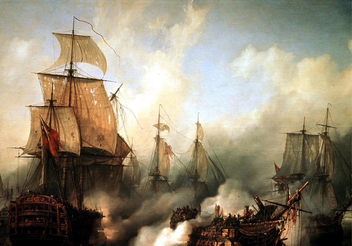 La batalla de Trafalgar