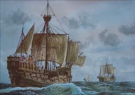 Hundida bajo tierra en el fondo del mar: cinco siglos tras la pista de la nao con la que Colón descubrió América